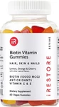 Irestore Hair Gummy Vitamins, Vegan Biotin Gummies For Skin And Nails.... Fixed Price $53.99.