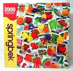 Jigsaw Puzzle Packets Of Promise 2000 Pcs 34" X 42.5" Springbok 2010 Complete. Fixed Price $24.99.