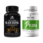 Black Cumin Seed Oil Support Immune Health Flora Probiotic Digestive Supplements. Fixed Price $52.33.