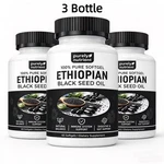 3 Packs Ethiopian Black Seed Oil Softgels 4.64% Thymoquinone Gluten-free 60 Caps. Fixed Price $20.99.