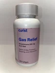 Curist Gas Relief 300 Softgels Simethicone 250 Mg *discount 5/26. Fixed Price $18.00.