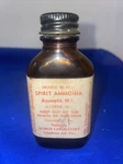 Rare Vintage Humco Spirit Ammonia Bottle 1 Oz(empty)- Estate Find. Fixed Price $14.16.