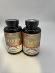 (2)WINDMILL Natural Vitamins Melatonin Mg 100 Tablets Exp 09/30/26. Fixed Price $12.79.