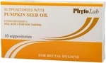 Suppositories With Pumpkin Seed Oil 10 Pcs - For Rectal Hygiene By Phytolab. Fixed Price $14.95.