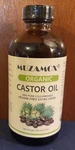 Muzamox Castor Oil Organic Cold Pressed Unrefined Glass Bottle 8OZ Exp 7/11/2026. Fixed Price $14.99.