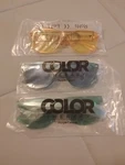 Color Therapy - Set Of 3 Wrap Around Glasses.com. Fixed Price $19.00.