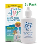 3 Ayr Baby Saline Nose Spray Drops Infant Nasal Moisturizer & Mucus Relief 1 Oz.. Fixed Price $20.49.