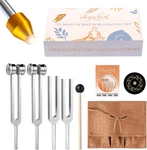 Tuning Forks HEALING(128HZ, 136.1HZ, 432HZ, 528HZ),MEDICAL-GRADE Weighted &. Fixed Price $43.83.
