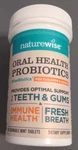 Naturewise Oral Probiotics For Mouth Bad Breath Chewable Sugar-free Mint- New. Fixed Price $28.99.
