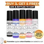 10 Ml. Perfume Roll On Bottle Body Oil, 1/3 Oz Scented Fragrance Wholesale. Fixed Price $9.40.