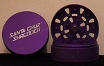 2 3/4" Santa Cruz Shredder 3PC Herb Grinder(purple). Fixed Price $50.00.