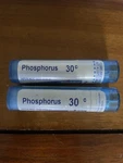 Boiron Phosphorus 30 C, 80 Pellets, 2 Bottles. Fixed Price $30.00.