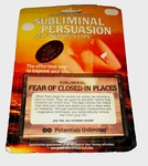 Potentials Unlimited Subliminal Persuasion Fear Of Closed Space Cassette Tape. Fixed Price $7.99.