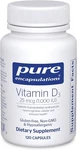 Pure Encapsulations Vitamin D3 1,000 Iu, Bone/immune Support, 120CT Exp 01/27. Fixed Price $29.43.