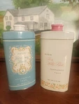 Avon Vtg To Wild Rose & Here's My Heart Perfumed Talc Powder Tin With. Fixed Price $15.00.