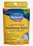Hyland's 4KIDS Canker Sore Soothing Dots Relief Tablets - 50 Dissolving. Fixed Price $44.99.