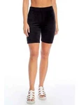 Nwot Women's Sz 3X Juicy Couture Black Velour High Rise Biker Shorts. Fixed Price $14.99.