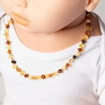 Certified Natural Multicolour Baltic Amber Necklace For Babies, Kids, And Teen. Fixed Price $52.15.