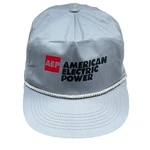 Vintage Aep Trucker Hat Cap Snapback Rope American Electric Power 90S Gray. Fixed Price $17.91.