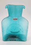 Blenko Star Seed Seaspray 384 Water Bottle, Discontinued. Fixed Price $125.00.