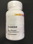 Thorne Research Basic Prenatal Supplement Pregnancy/nursing 90 Caps Exp 9/27. Fixed Price $13.25.