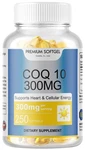 250 Softgel COQ-10 Ubiquinol 300MG Active COQ10 Cardiovascular Health. Fixed Price $11.99.