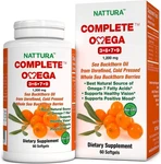 Nattura Complete Omega 3-6-7-9, Pure Sea Buckthorn Oil, 60 Count (pack Of 1). Fixed Price $51.55.