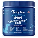 Zesty Paws Senior Dog Bites Multivitamins For Joint Heart Skin Health. Fixed Price $61.99.