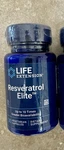 New/unopened Life Extension Optimized Resveratrol Elite 30 Veg Caps Each Bottle. Fixed Price $15.99.