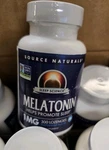2- Bottles Of Source Naturals Melatonin 1.MG, Peppermint, 300 Lozenges Each =600. Fixed Price $22.00.