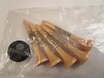 Vintage Nos Lot Of Wooden Golf Tees Home Builders Trade Insurance Program. Fixed Price $12.99.