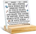 Gifts For Writers Women Inspirational Author Office Desk Decor. Fixed Price $12.93.