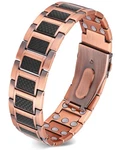 Feraco Copper Bracelet For Men 3X Strength,magnetic 8.66 Inches, Black. Fixed Price $39.07.