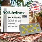 New Rowatinex 100 Capsules For Renal Urinary Disorder. Fixed Price $42.90.