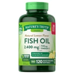 Natures Truth Fish Oil 2,400 Mg Natural Lemon Flavor OMEGA-3 120 Soft Gels. Fixed Price $19.51.