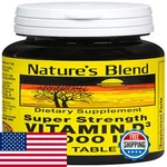 Nature's Blend Natures Vitamin D3 2000 Iu Super Strength - 100 Tablets. Fixed Price $36.90.
