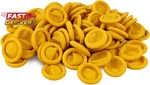 100 Pcs Disposable Finger Cots, Large Latex Protectors For Clean And Dry. Fixed Price $8.38.