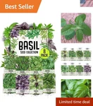 Culinary Basil Herb Seed Packet Collection 8 Individual Varieties .... Fixed Price $26.00.