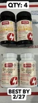4-PACK Lot 30CT Jarrow Ubiquinol Qh-absorb Mg Plus Pqq B-12 Folate 100CT. Fixed Price $51.64.