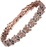 Biomag 99.99% Copper Bracelets For Women, Magnetic With 3500 Gauss Neo. Fixed Price $33.06.