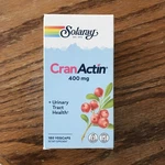 Solaray Cranactin Urinary Tract Health Vegan Lab Verified 400MG 180 Capsules. Fixed Price $12.87.