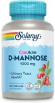 Solaray D-mannose With Cranactin 1000MG Capsules 120 Count Pack Pf. Fixed Price $99.95.