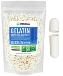 Size 3 White Empty Gelatin Pill Capsules Kosher Gluten-free Made Usa. Fixed Price $74.99.
