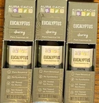 3 Pack Eucalyptus Essential Pure Oil Aura Cacia 0.25 Oz Each Bottle. Fixed Price $14.39.