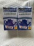 Nasal Sinus Rinse Nasaflo Neti Pot 50 Saline Packets - Lot Exp 5/27 And 7/26. Fixed Price $26.99.