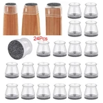 24PCS Silicone Chair Leg Floor Protectors Caps Cover From Scratches &noise. Fixed Price $10.99.