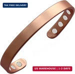 Magenergy Copper Bracelet For And Women, 99.9% Pure Magnetic Bangle. Fixed Price $17.75.