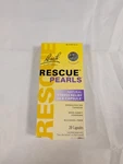 Bach Rescue Pearls Natural Stress Relief Homeopathic 28 Capsules Exp 06/2027 New. Fixed Price $9.55.