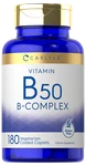 Vitamin B-50 Complex 180 Caplets Vegetarian, Non-gmo By Carlyle. Fixed Price $13.79.