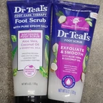 Dr Teal's Foot Care Therapy Scrub Aloe Vera Coconut Essential Oils 6 Oz. Fixed Price $20.50.